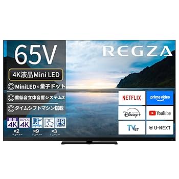 東芝 - REGZA レグゼ 液晶テレビ 65インチ 65Z875L 2022年モデル TVS REGZA 65インチ 液晶テレビ 65Z875L 4Kチューナー内蔵 外